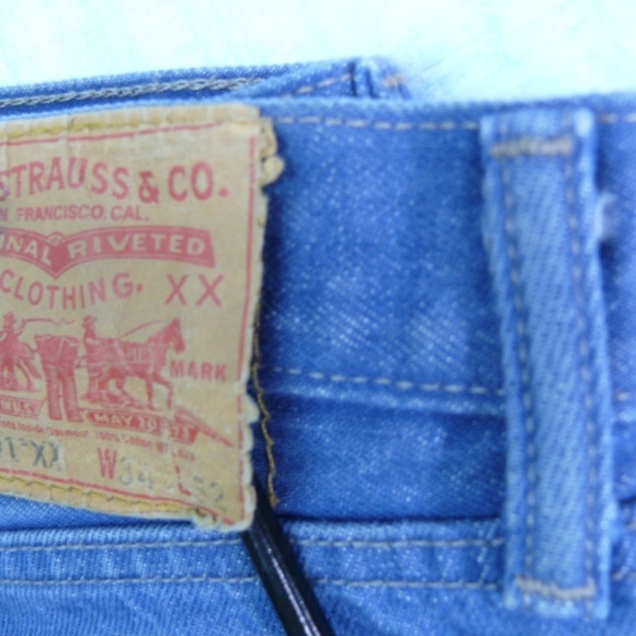 Levis 501 XX Button Fly Jeans 34 x 29 Straight Leg - Picture 5 of 8